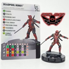 Marvel Heroclix DEADPOOL ROBOT - 015 - COMMON Deadpool Weapon X Set