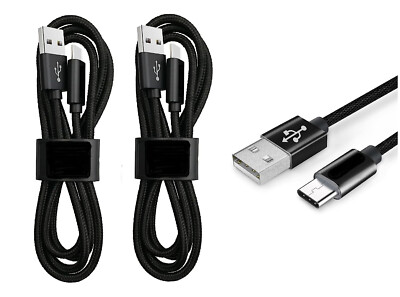 2x USB Cable Charger Type C USB for Samsung Galaxy A3 A320F
