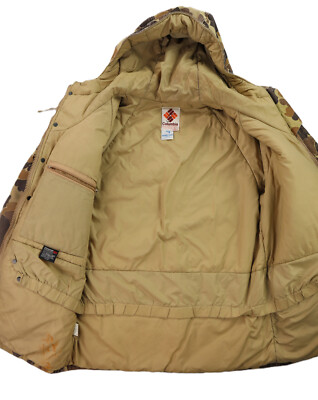 Vtg 70s COLUMBIA Men's Medium Duck Camo GoreTex Thinsulate Hunting