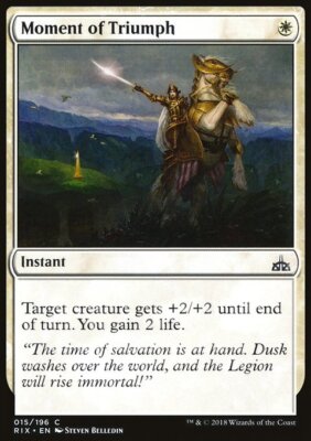 MTG Magic the Gathering Moment of Triumph (15/219) Rivals of Ixalan LP
