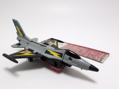Transformers G1 Aerialbot Skydive with Tech Spec Vintage Hasbro 1986