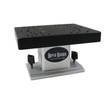 Depth Raider Non-Swivel Universal Pedestal Downrigger Mount with Track Base
