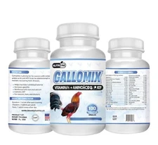 Gallomix 100 Tablets Vitamina Completa Para Gallos/Roosters Exp. 12/27