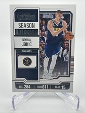 2023-24 Panini Contenders Basketball Nikola Jokic Card #1 Denver Nuggets MVP