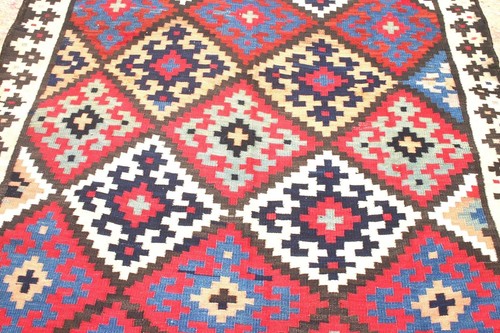 Antique caucasian hand knotted lambs wool kilim Kelim 280 x 160 cm - Picture 3 of 10