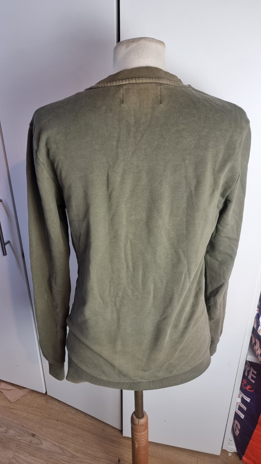 Calvin Klein Jeans Mens 100% Cotton Kharki Sweatshirt / Jumper UK Small image 7