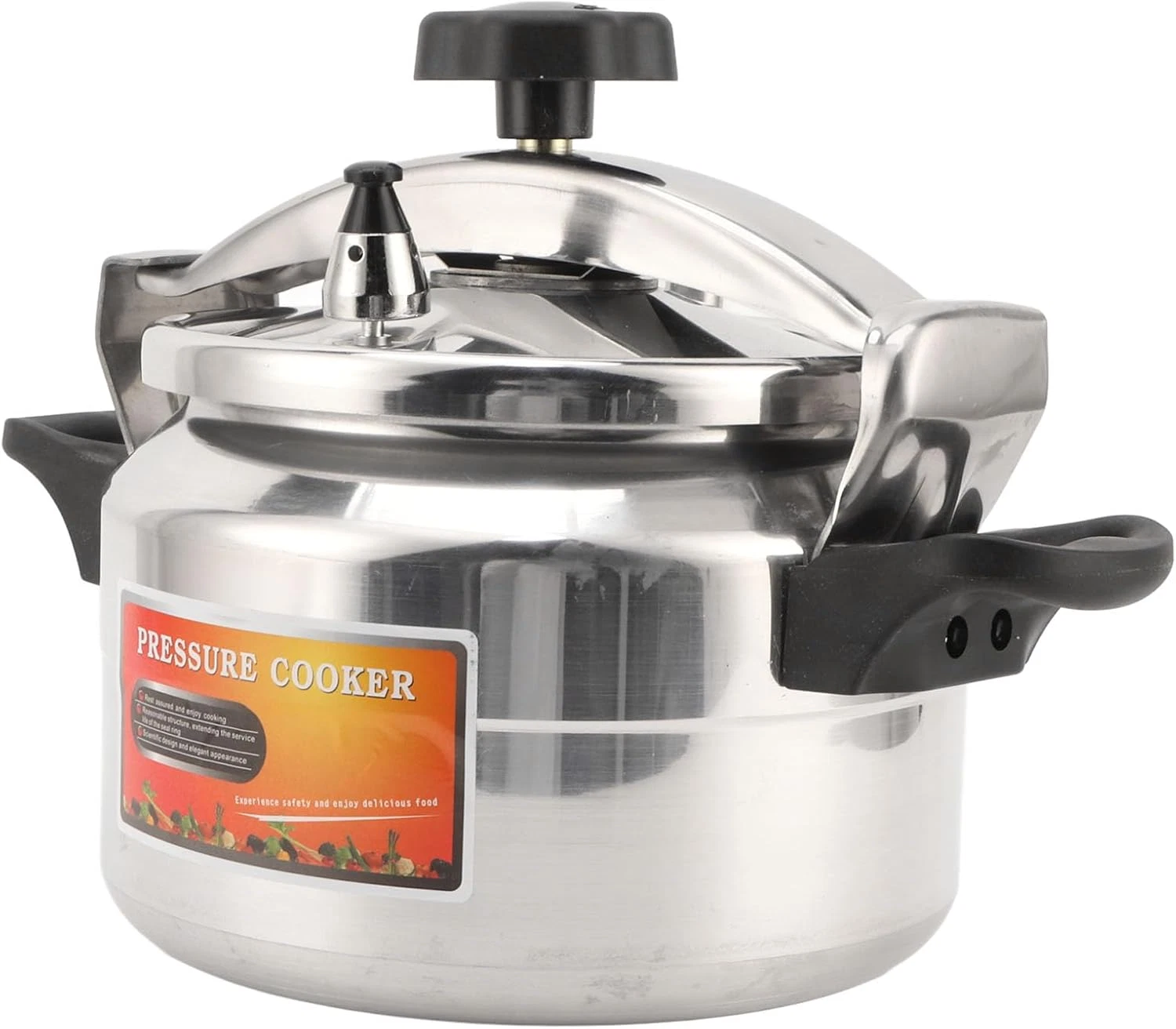 Safe & Durable 4L Pressure Cooker for Gas & Induction Stovetops