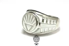 White Lantern Ring V.2 White Lantern Power Ring 925 Sterling Silver White Ring