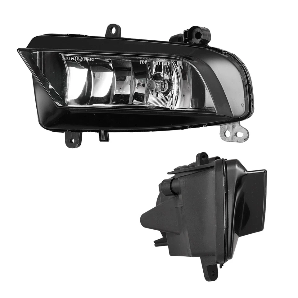 Fog Lights For Audi A4 2013 2014 2015 2016 Bumper Driving Lamps Clear Lens Pair - Imagem 4 de 4