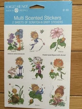 Vintage Herself The Elf Scratch N Sniff Violet And Hyacinth Scent Sticker Sheets