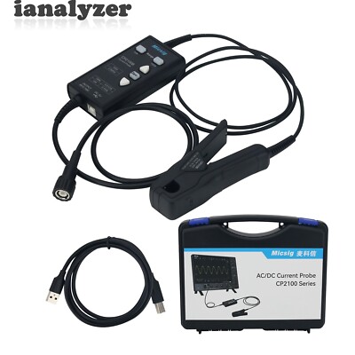 Micsig CP2100B 2.5MHz 10A/100A AC DC Current Probe USB Powered for Oscilloscopes