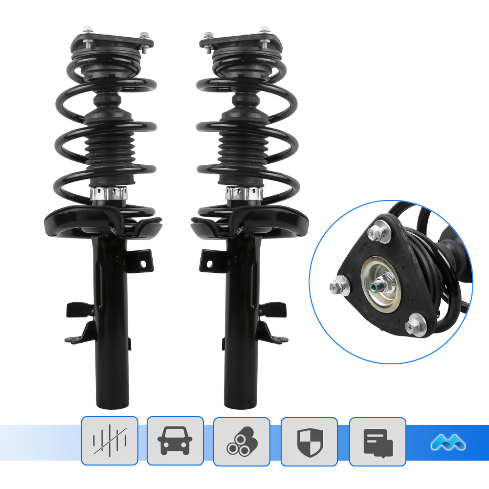 【エスフォー】
アゲイン,eins (アインス) 2Pcs Front Struts Shocks W/ Coil Springs For 2012-2013 Ford
