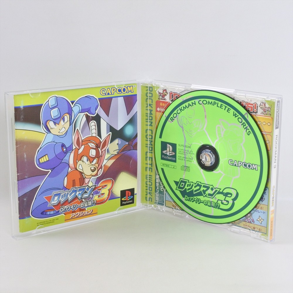 ROCKMAN 3 Dr Wily Megaman PS1 Playstation For JP System 2046 p1