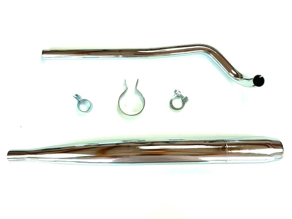 SET Auspuff + Krümmer P3 Steck Hercules Prima M 2 3 4 5 Mofa NEU Optima 28mm  - Bild 3 von 4