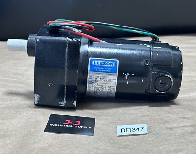 NEW NO BOX Leeson Permanent Magnet DC Motor 985.629H M1125005.00 1/17Hp 90V 12:1