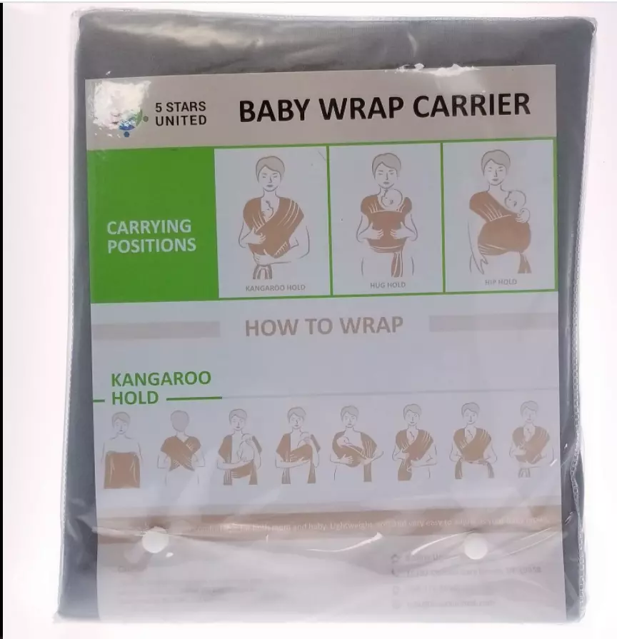 Kangaroo hold top moby wrap