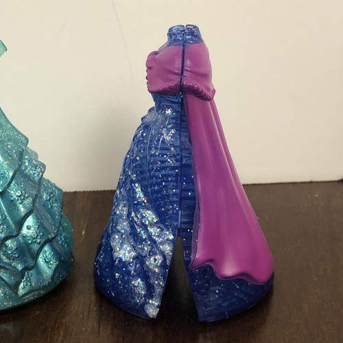 Disney Principessa Elsa e Anna Polly Pocket Glitter Glider Magiclip Vestito Solo - Foto 3 di 10