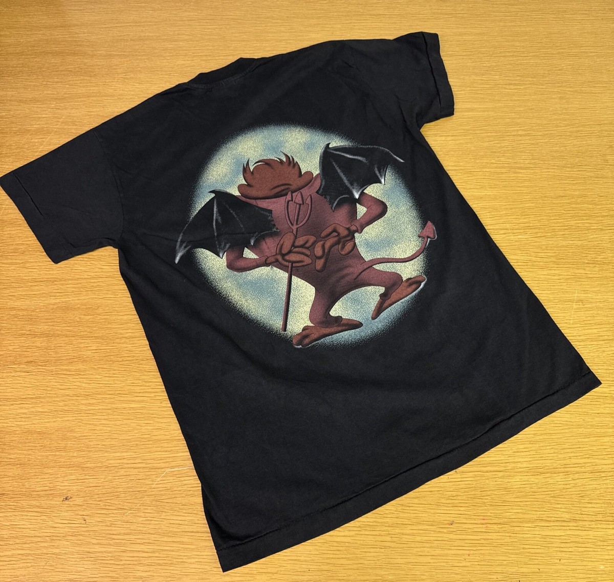 Looney Tunes Taz T-Shirt Mens Large Single Stitch Angel Looney Tunes Taz T-Shirt Mens Large Single Stitch Angel