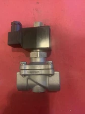 Dudadiesel Solenoid Valve 2WJ20020KN 24 vac 2 Way SS D77375 NOS NIB