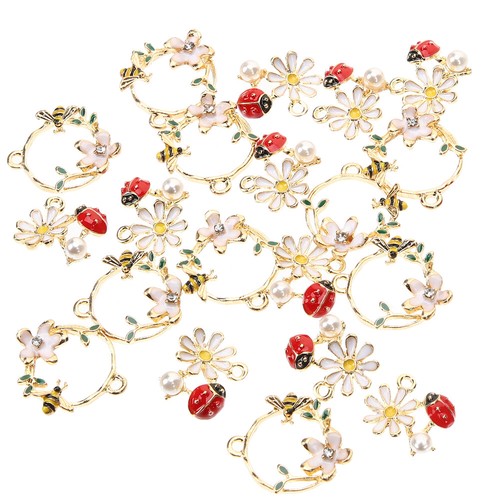 20PCS Jewelry Making Charms DIY Charms Pendants for Bracelet Earrings Necklaces - 第 9/12 張圖片