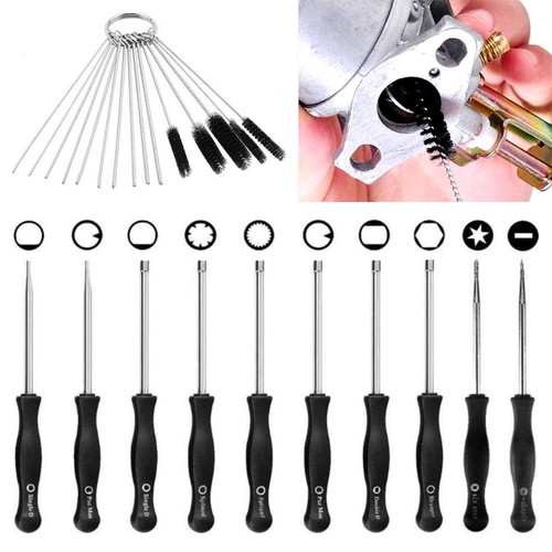 Carburetor Adjustment Tool Screwdriver Kit Engine Carb Tune Up ...