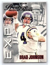 1999 Playoff Prestige EXP Brad Johnson Washington Redskins #EX57