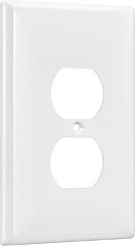 Duplex Receptacle Outlet Wall Plate, Jumbo Outlet Covers, Gloss Finish, Oversize - Picture 8 of 11