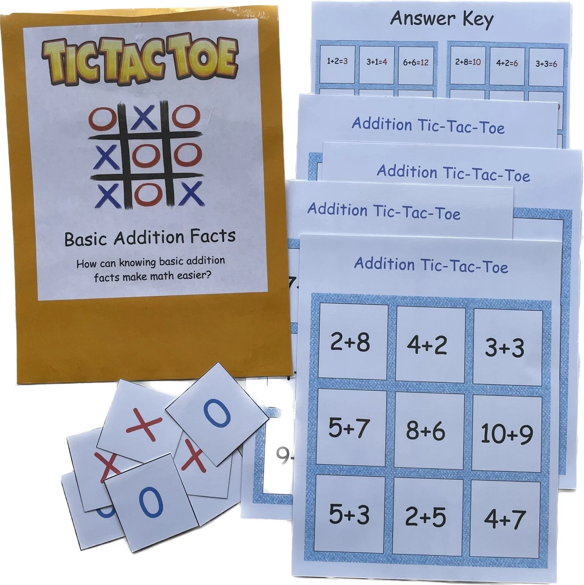 Addition Tic-Tac-Toe