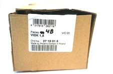 48 NEW PHOENIX CONTACTS VIOK 1.5 TERMINAL BLOCKS VIOK15