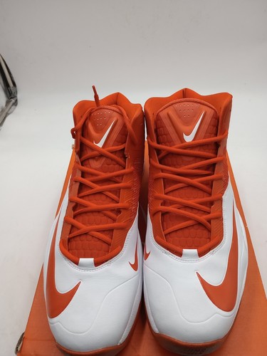 BOTINES DE FÚTBOL NIKE ZOOM CODE ELITE 3/4 TIBURÓN TD 603370-160 PARA HOMBRE ORG/WHT TALLA 17 - Imagen 3 de 11