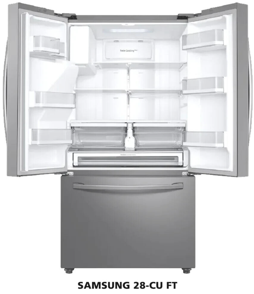 Samsung 28 Cu Ft French Door Refrigerator (Model RF28R6241SR) Brand New