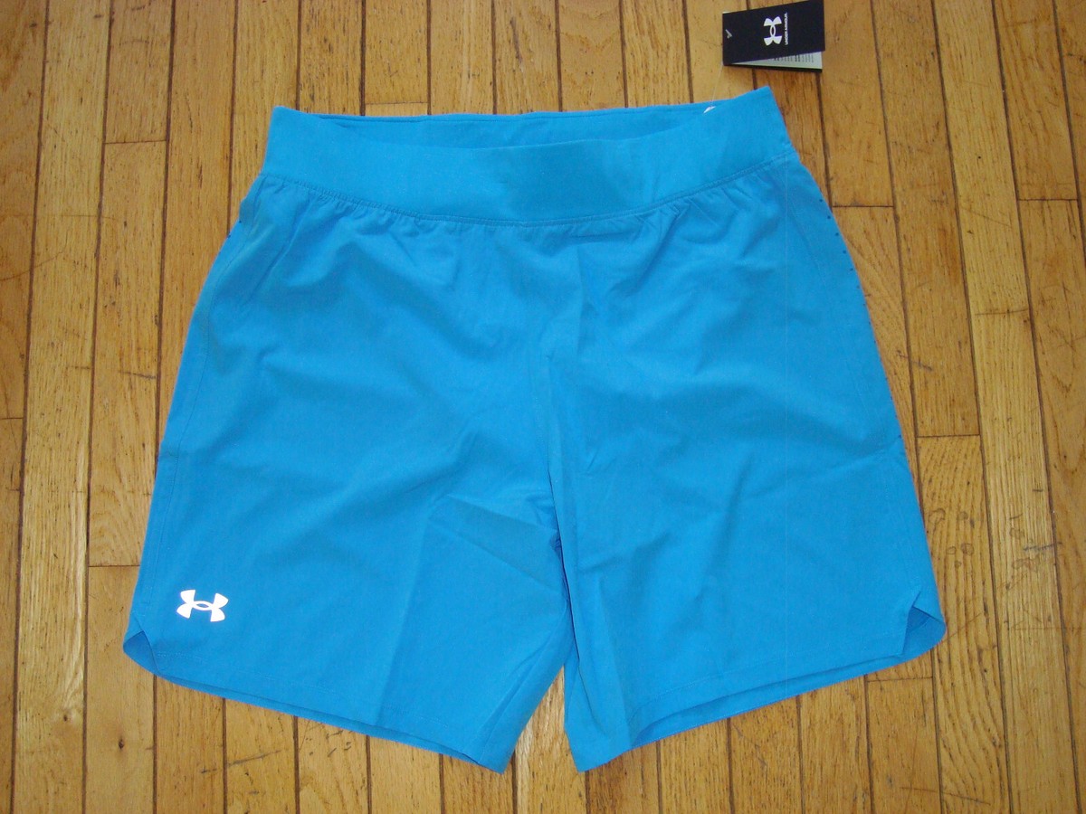 UNDER ARMOUR SPEED POCKET FITTED BLUE SHORTS MEN'S SIZE XL