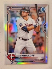 2021 Bowman Chrome Refractor Alex Kirilloff /499 Minnesota Twins Rookie RC