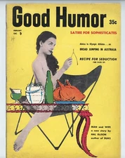 Good Humor #1 Cartoon Comics 1957 GGA Satire Humorous Girlie Magazine L159