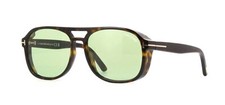 Tom Ford ROSCO FT 1022 Dark Havana/Light Green (52N) Sunglasses