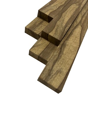 Black Limba Wood Cutting Board Lumber Board Blanks 3/4  x 2  x 18'' (5 Pieces)