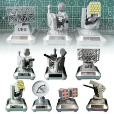 Solar-Powered Military Model Rotating Ornament  Military Emotional Gifts JQ