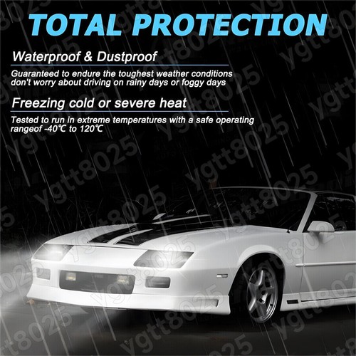 FOUR(x4) 4x6" H4 Glass Headlights Conversion Halogen Semi Sealed Kit HID & LED - Picture 5 of 10