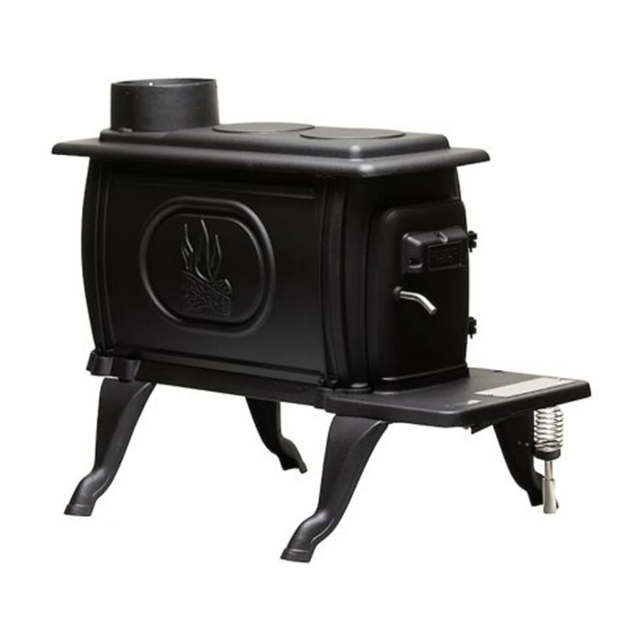 US Stove Company Rustic 900 Square Foot Clean Burning Cast Iron Log Wood  Stove | eBay