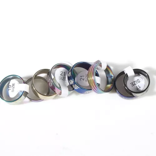 50pcs Stainless Steel Rings Wholesale Men Women Fashion Jewelry Ring lot