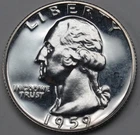 1959 25C Proof Washington Quarter Ships Free!