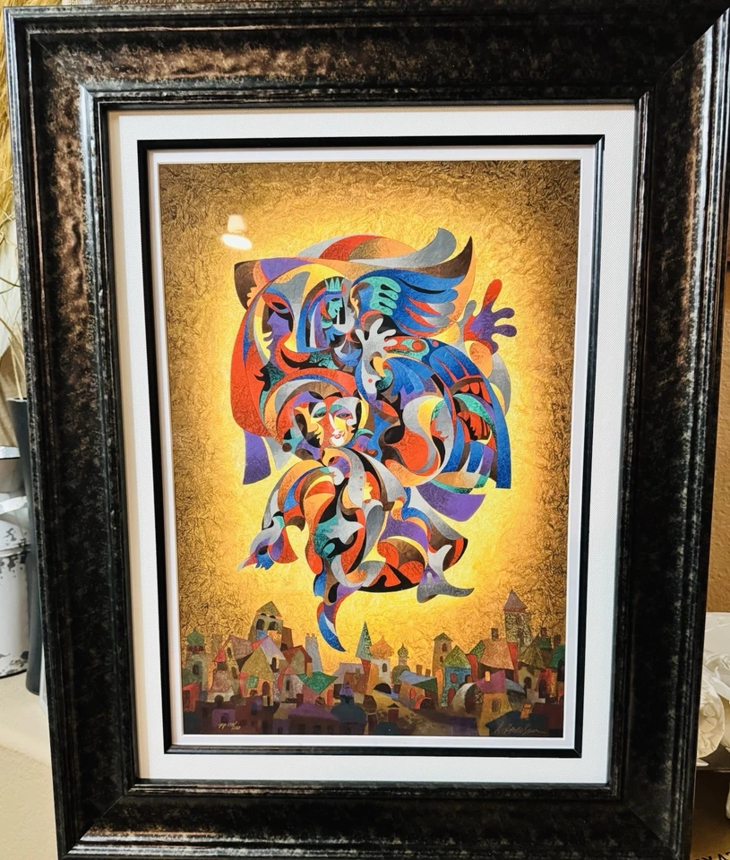 Serigrafia assinada por Anatole Krasnyansky THE CITY’S JOY - Imagem 2 de 4