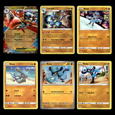Mega Lucario ex Card Mega Evolution Pokemon Cards Collection Set Deck Building