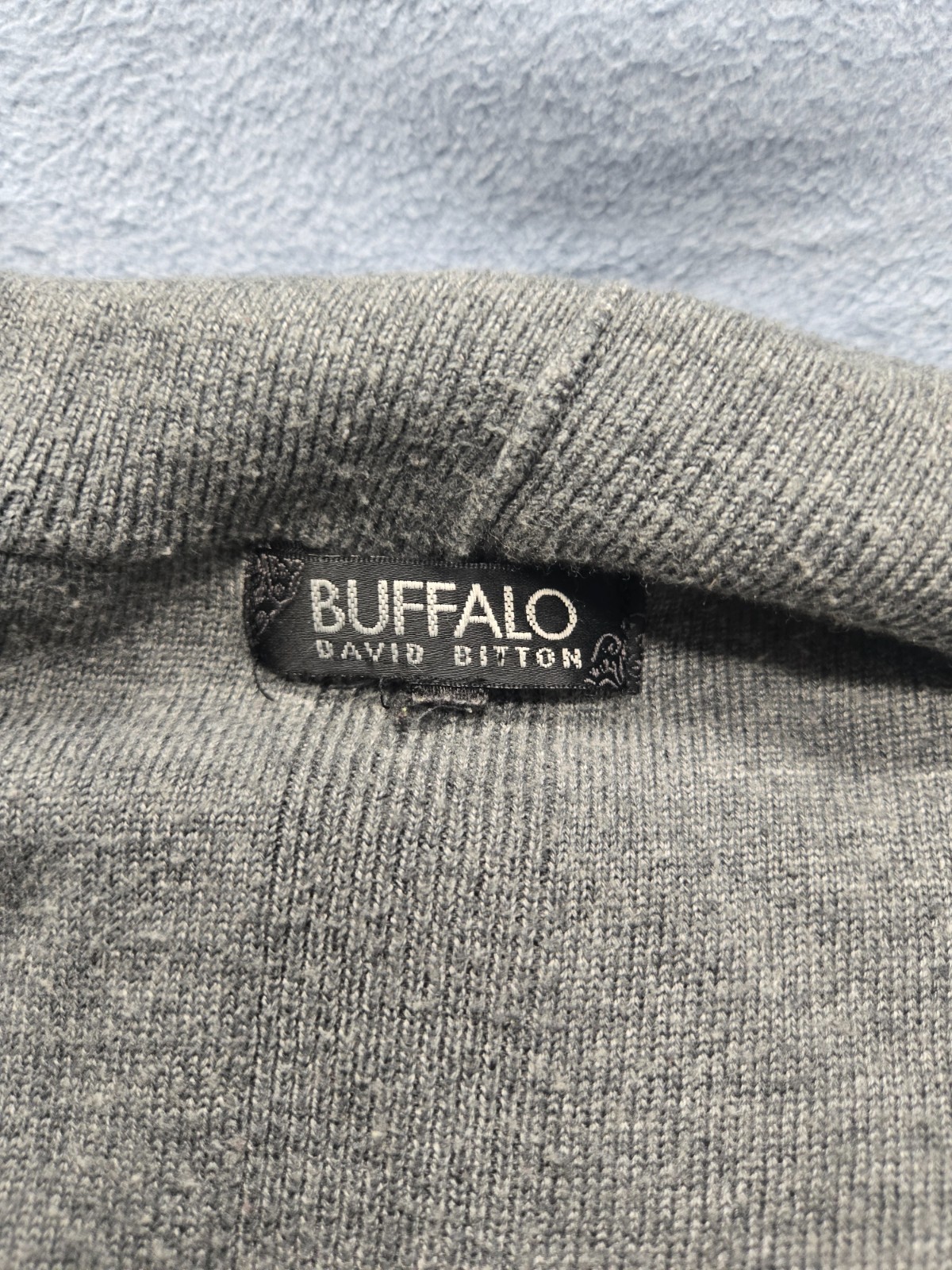 Buffalo David Bitton "Mackenzie" Gray Button Down… - image 3