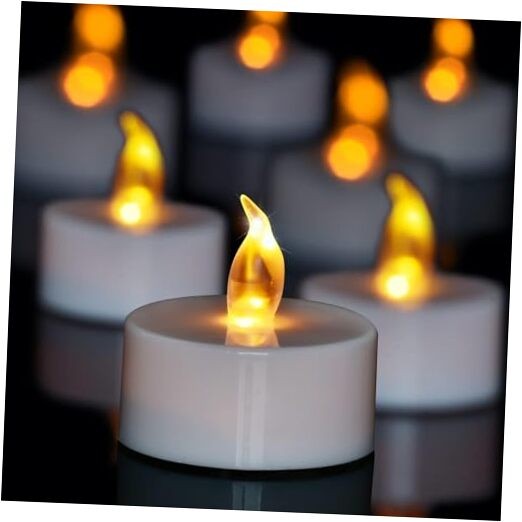 Lights Battery Operated Candles Led Tea Lights 100 Pack Warm