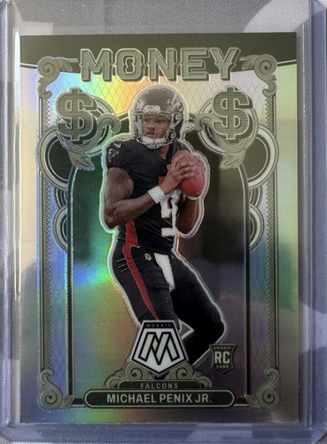 Panini 2024 Mosaic Football Money Prizm #5 Michael Penix Jr. RC Falcons