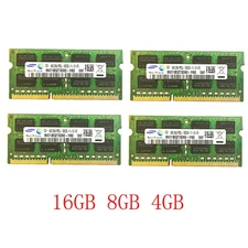 16GB 8GB 4GB 2GB DDR3 1600MHz 1.35V SO-DIMM RAM Laptop Memory For Samsung LOT
