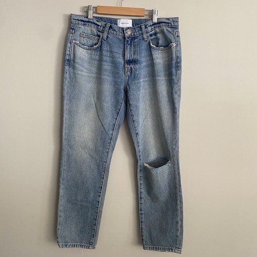 NWT Current Elliott The Fling jean 28 slim fit boyfriend 2 year rigid indigo