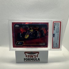 2024 TOPPS CHROME FORMULA 1 ROSSO ZAFFIRO #113 ISACK HADJAR 1/5 PSA 8