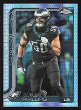 2025 Topps Chrome Football Jaelan Phillips #192 Prizm Refractor